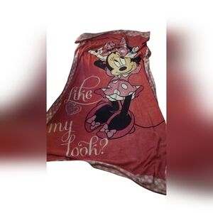 Euc Pink Minnie Mouse Blanket